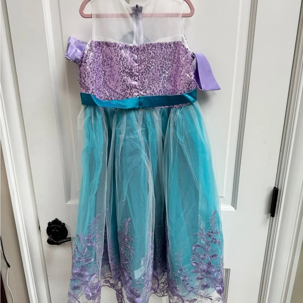 NWOT CUSTOM MADE Girls Size 6 Ariel Little Mermaid Inspire Costume Pretend Dress